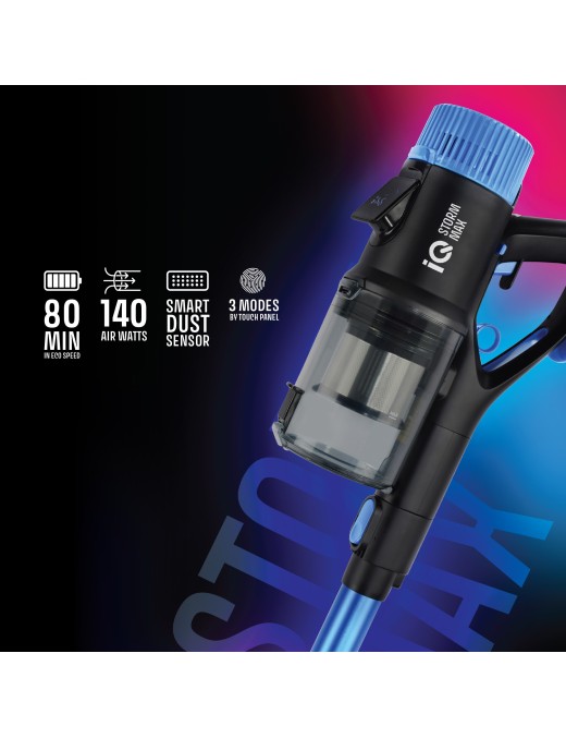 IQ STORM MAX VC-998 Επαναφορτιζόμενη Σκούπα Stick & Χειρός 37V