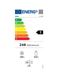 Robin  RT-460 Ψυγείο Δίπορτο INOX