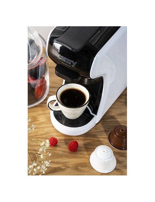 Camry CR 4414 Καφετιέρα για Κάψουλες Nespresso Πίεσης 19bar White