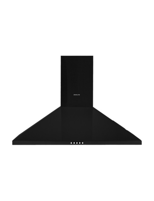 Davoline Chester 090 BL Απορροφητήρας Καμινάδα 90cm Μαύρος