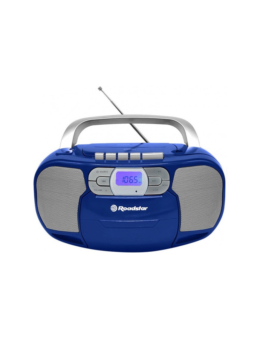 Roadstar RCR-4635UMP/BL Φορητό ραδιοκασετόφωνο (CD-MP3-USB)