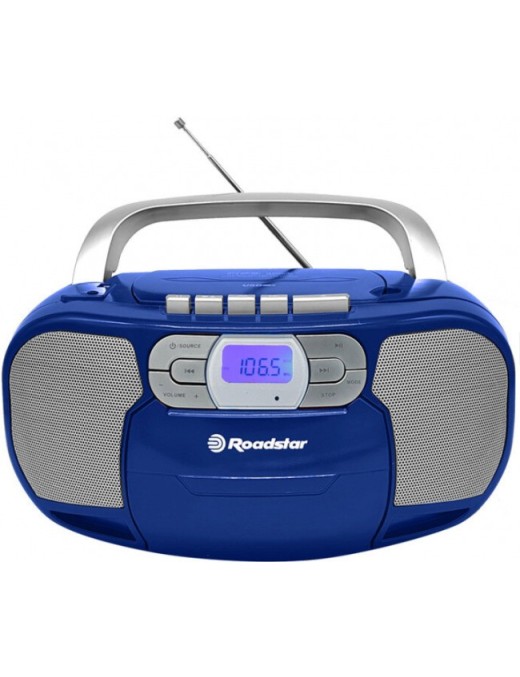 Roadstar RCR-4635UMP/BL Φορητό ραδιοκασετόφωνο (CD-MP3-USB)