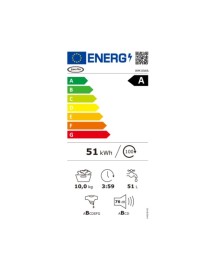 Juro-Pro WM10WA Πλυντήριο Ρούχων 10kg με Ατμό 1400 Στροφών και μοτέρ τεχνολογίας BLDC INVERTER