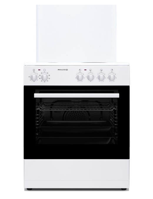 Philco PE 6041W Κουζίνα 60lt με Εμαγιέ Εστίες  Λευκή
