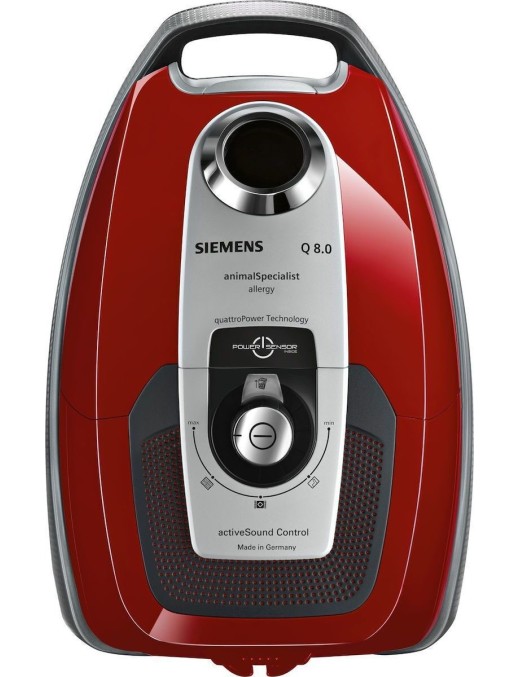 Siemens VSC7AC342 Ηλεκτρική Σκούπα 650W με Σακούλα 5lt Κόκκινη