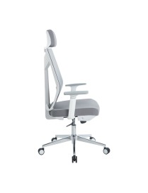 Καρέκλα γραφείου διευθυντή Commend pakoworld mesh γκρι ύφασμα