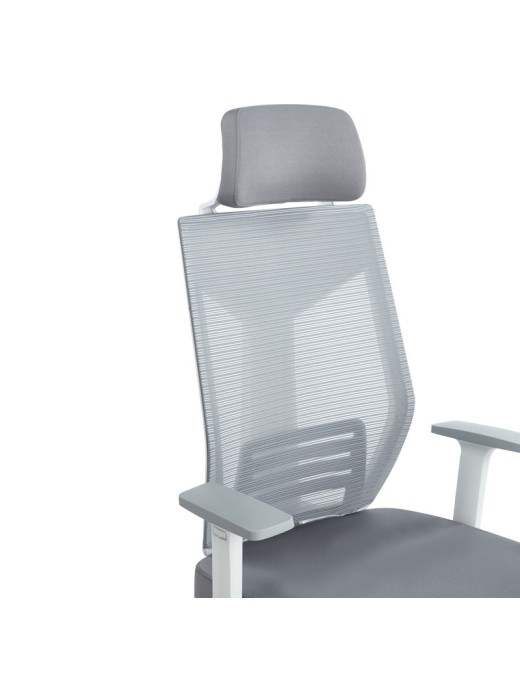 Καρέκλα γραφείου διευθυντή Commend pakoworld mesh γκρι ύφασμα