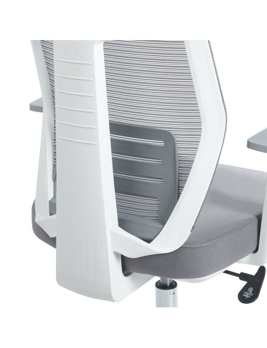 Καρέκλα γραφείου διευθυντή Commend pakoworld mesh γκρι ύφασμα