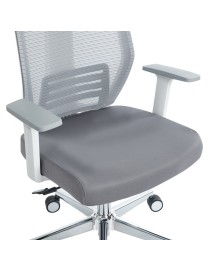 Καρέκλα γραφείου διευθυντή Commend pakoworld mesh γκρι ύφασμα