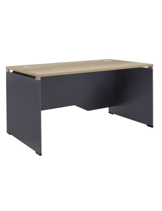 Γραφείο εργασίας επαγγελματικό Lotus pakoworld φυσικό-ανθρακί 150x80x75εκ