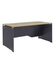 Γραφείο εργασίας επαγγελματικό Lotus pakoworld φυσικό-ανθρακί 180x80x75εκ