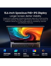 BLACKVIEW QUAD-CORE 15.6′ (16GB+512GB) ACEBOOK 8 WIN11 HOME GREY