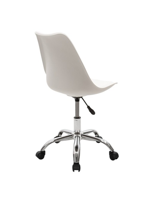 Καρέκλα γραφείου εργασίας Gaston II pakoworld PP-PU λευκό