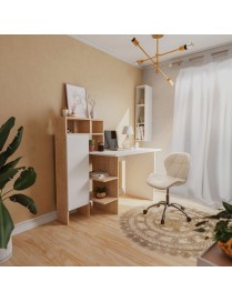 Καρέκλα γραφείου εργασίας Frea II pakoworld PU λευκό