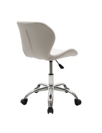 Καρέκλα γραφείου εργασίας Frea II pakoworld PU λευκό