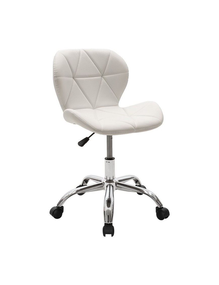 Καρέκλα γραφείου εργασίας Frea II pakoworld PU λευκό