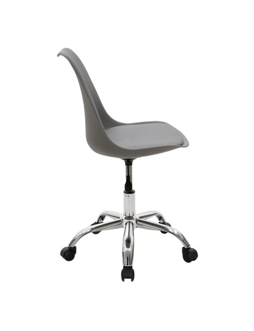 Καρέκλα γραφείου εργασίας Gaston II pakoworld PP-PU γκρι