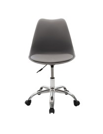 Καρέκλα γραφείου εργασίας Gaston II pakoworld PP-PU γκρι