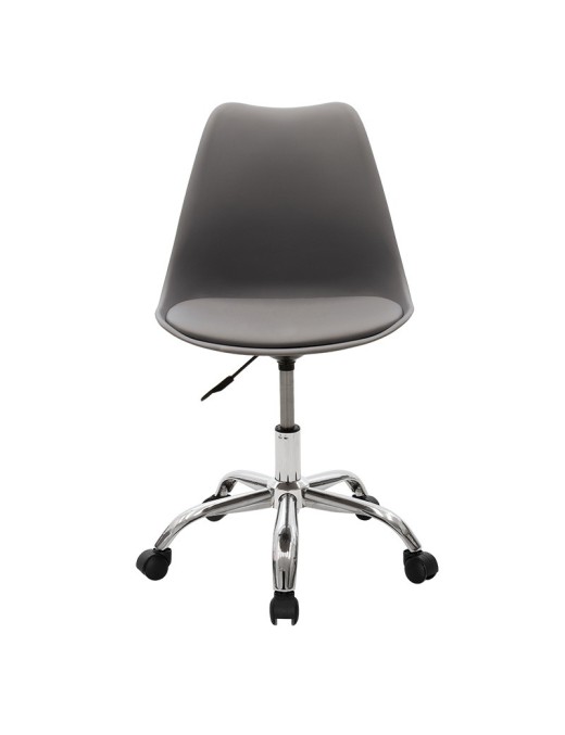 Καρέκλα γραφείου εργασίας Gaston II pakoworld PP-PU γκρι