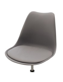 Καρέκλα γραφείου εργασίας Gaston II pakoworld PP-PU γκρι