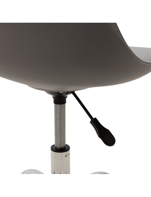 Καρέκλα γραφείου εργασίας Gaston II pakoworld PP-PU γκρι