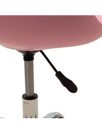 Καρέκλα γραφείου εργασίας Gaston II pakoworld PP-PU ροζ