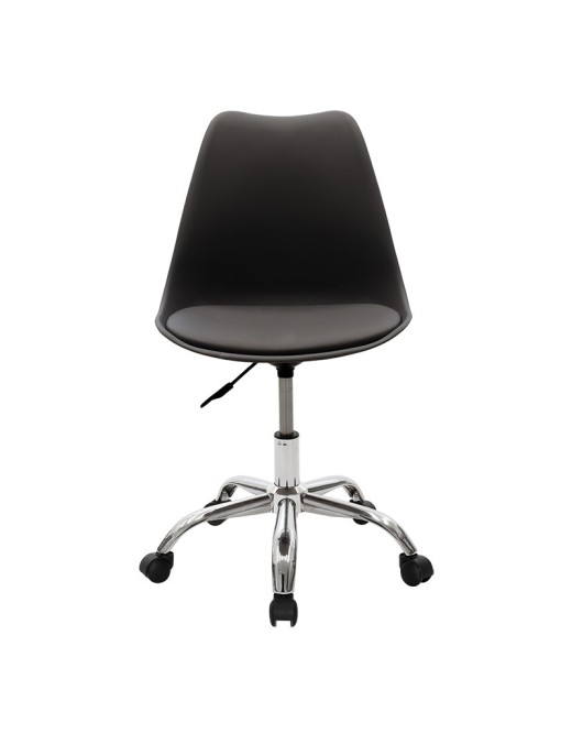 Καρέκλα γραφείου εργασίας Gaston II pakoworld PP-PU μαύρο