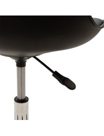 Καρέκλα γραφείου εργασίας Gaston II pakoworld PP-PU μαύρο