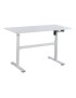 Γραφείο εργασίας με ρυθμιζόμενο ύψος Karla pakoworld λευκό 120x60x72/115εκ