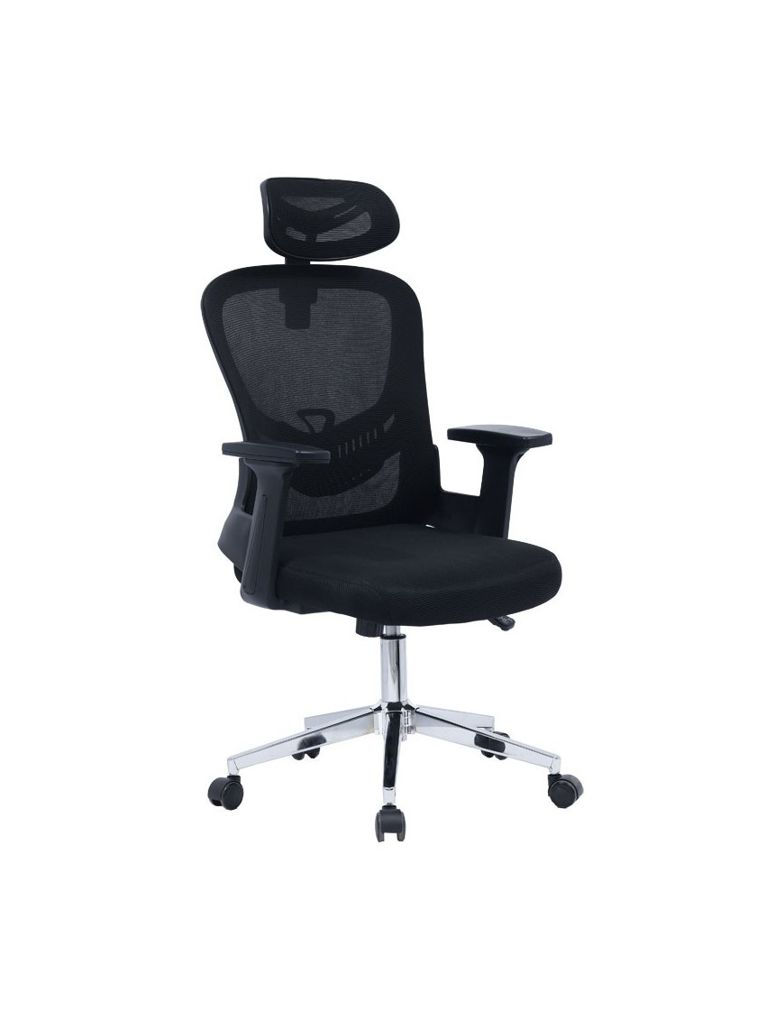 Καρέκλα γραφείου διευθυντή Ignatius pakoworld mesh μαύρο