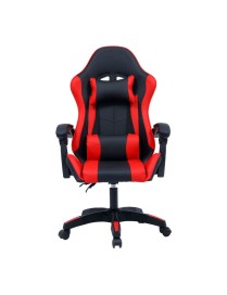 Καρέκλα γραφείου gaming William pakoworld PU μαύρο-κόκκινο