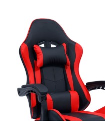 Καρέκλα γραφείου gaming William pakoworld PU μαύρο-κόκκινο