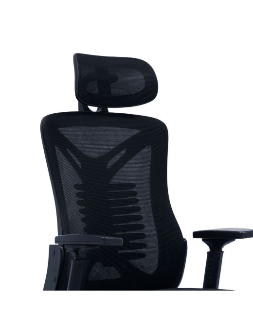 Καρέκλα γραφείου διευθυντή Andrew pakoworld mesh μαύρο