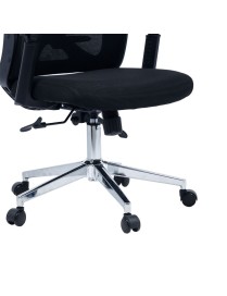 Καρέκλα γραφείου διευθυντή Andrew pakoworld mesh μαύρο