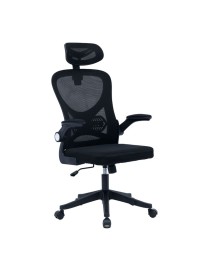 Καρέκλα γραφείου διευθυντή Anthony pakoworld mesh μαύρο