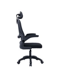 Καρέκλα γραφείου διευθυντή Delilah pakoworld mesh μαύρο