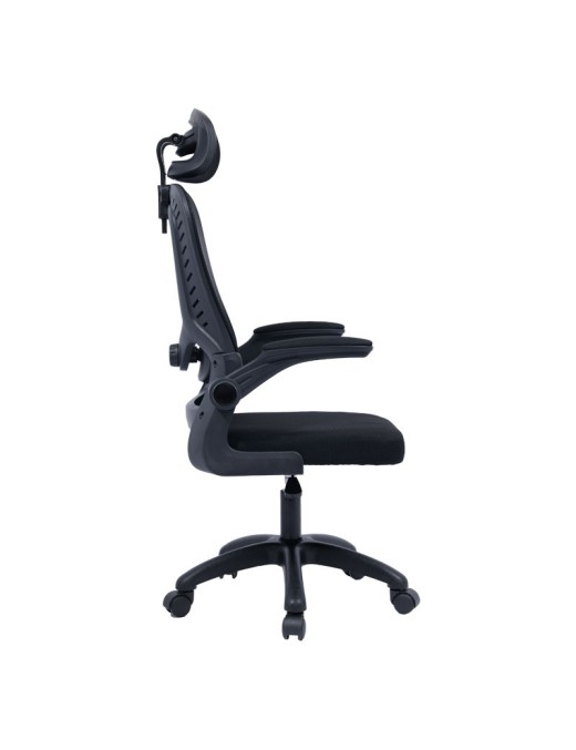 Καρέκλα γραφείου διευθυντή Delilah pakoworld mesh μαύρο