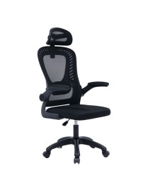 Καρέκλα γραφείου διευθυντή Delilah pakoworld mesh μαύρο