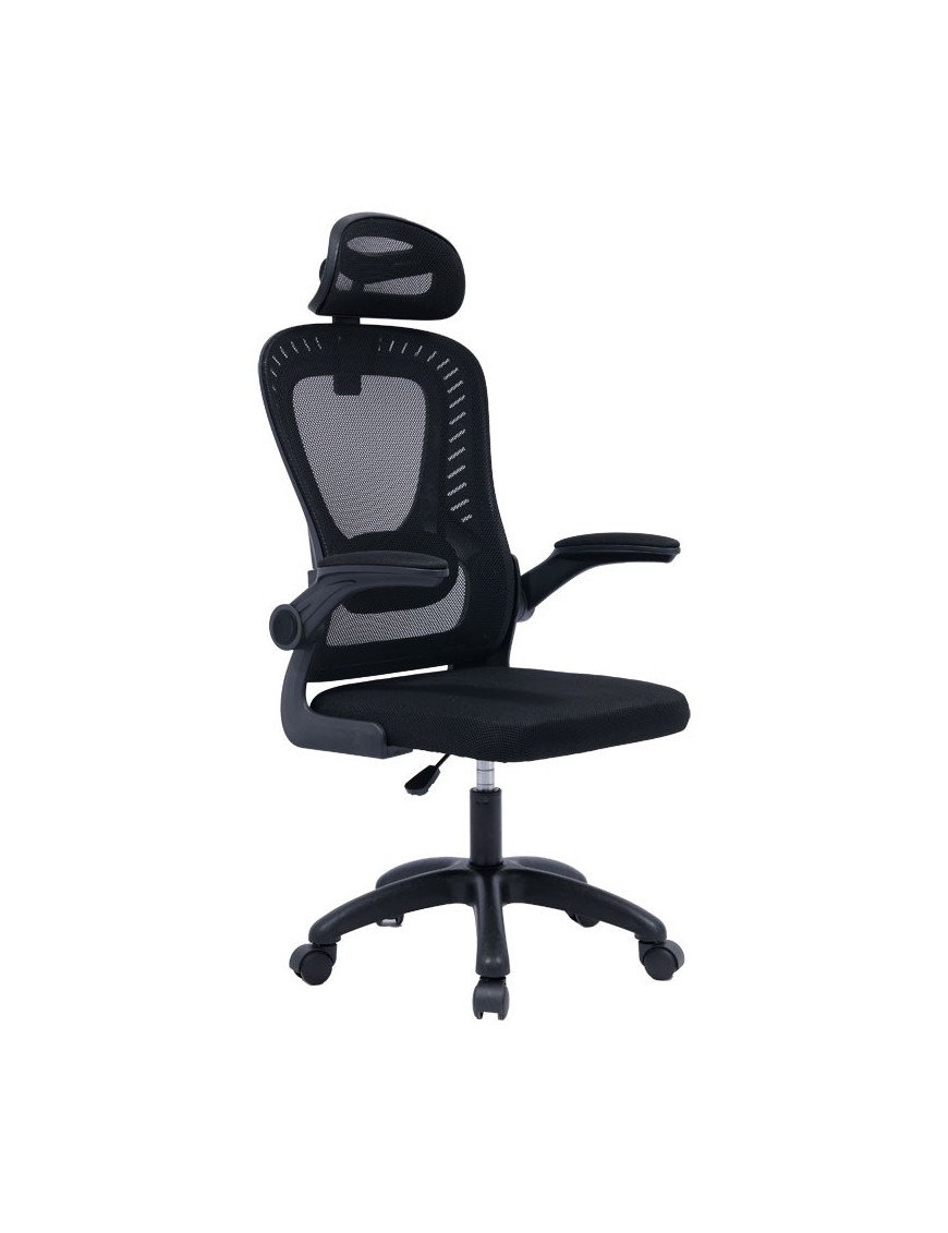 Καρέκλα γραφείου διευθυντή Delilah pakoworld mesh μαύρο