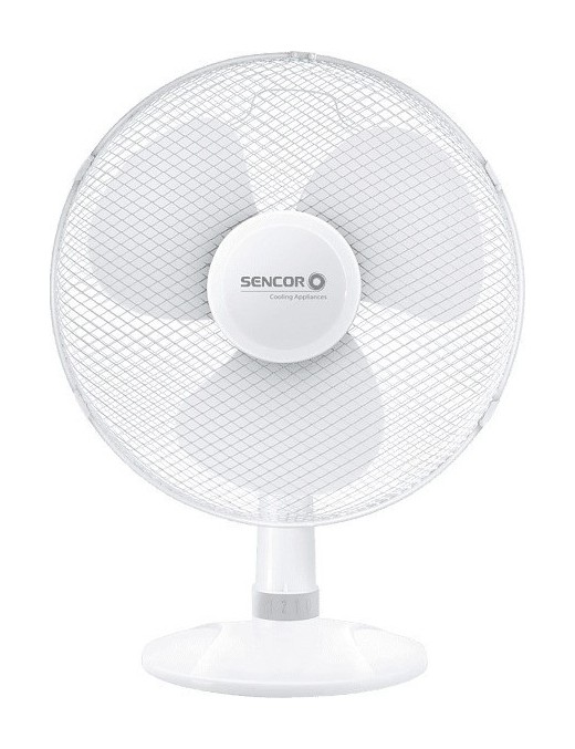 Sencor SFE 4037 WH Επιτραπέζιος Ανεμιστήρας 50W με Διάμετρο 40cm