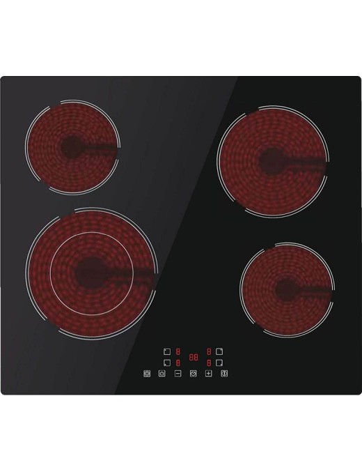 Davoline DSWO 8004 + AVO 5446 Φούρνος άνω Πάγκου 72lt με Εστίες Κεραμικές