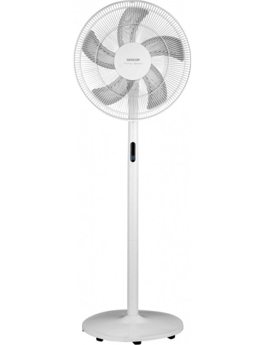 Sencor SFN 4070WH Ανεμιστήρας Ορθοστάτης 48W Διαμέτρου 40cm με Τηλεχειριστήριο