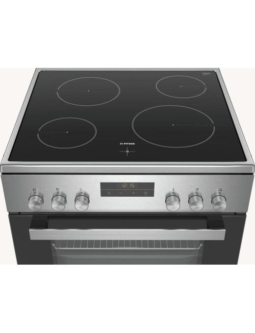 Pitsos PHN039150 Κουζίνα 66lt με Εστίες Κεραμικές