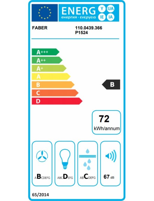 Faber Maxima Eco EV8 AM/X A60 Συρόμενος Απορροφητήρας 60cm Inox