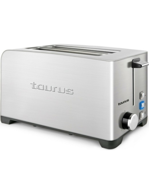 Taurus MyToast Duplo Legend 2R Φρυγανιέρα 2 Θέσεων 1400W Inox