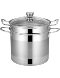 Βιομάρ Inox Ανοξείδωτη Κατσαρόλα Μαρμίτα 10lt / 24cm