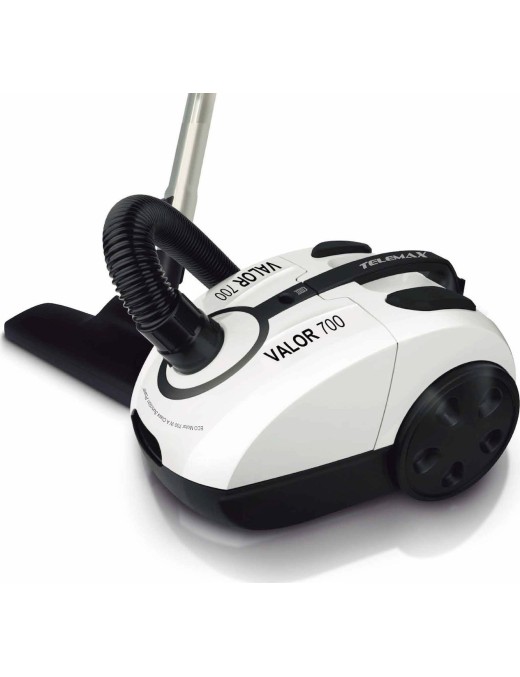 Telemax Valor 700 Ηλεκτρική Σκούπα 700W με Σακούλα 2lt