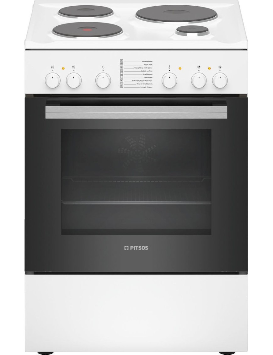 Pitsos Pitsos PHA009020 Κουζίνα 66lt με Εμαγιέ Εστίες Π60εκ. Κουζίνα 66lt με Εμαγιέ Εστίες Π60εκ.