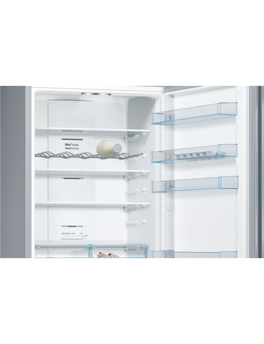 Bosch KGN49XIEA Ψυγειοκαταψύκτης 438lt NoFrost Inox Υ203xΠ70xΒ67εκ.