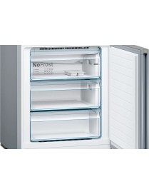 Bosch KGN49XIEA Ψυγειοκαταψύκτης 438lt NoFrost Inox Υ203xΠ70xΒ67εκ.